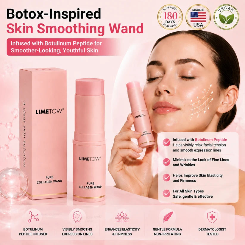 LIMETOW ® Botox-Inspired Pure Collagen Firming Wand Needle-Free Fine Line Smoothing Firming & Plumping Skincare Balm