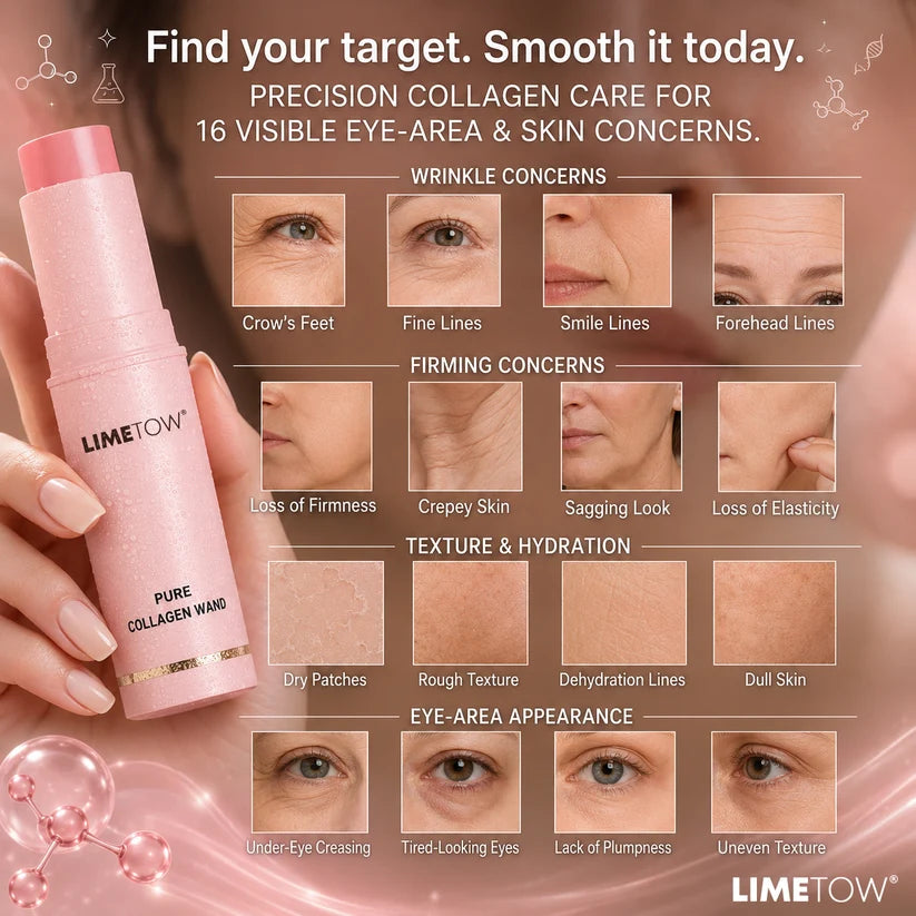 LIMETOW ® Botox-Inspired Pure Collagen Firming Wand Needle-Free Fine Line Smoothing Firming & Plumping Skincare Balm