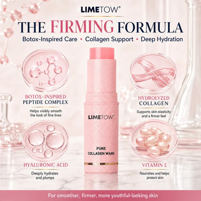 LIMETOW ® Botox-Inspired Pure Collagen Firming Wand Needle-Free Fine Line Smoothing Firming & Plumping Skincare Balm