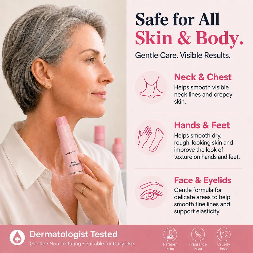 LIMETOW ® Botox-Inspired Pure Collagen Firming Wand Needle-Free Fine Line Smoothing Firming & Plumping Skincare Balm