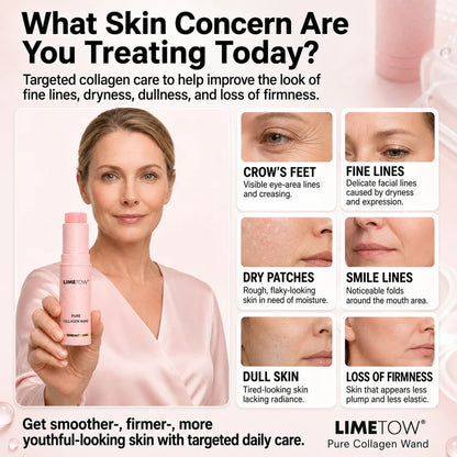 LIMETOW ® Botox-Inspired Pure Collagen Firming Wand Needle-Free Fine Line Smoothing Firming & Plumping Skincare Balm