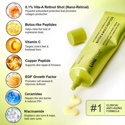 🏅💧💐LIMETOW® Multi-Peptide Retinol Shot Wrinkle-Lift Cream