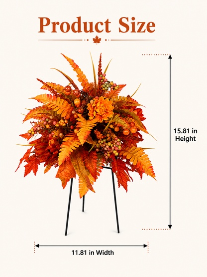 🔥🔥🔥Limited Time 50% OFF 🍂Autumn Harvest Floral Garden Stake Arrangement