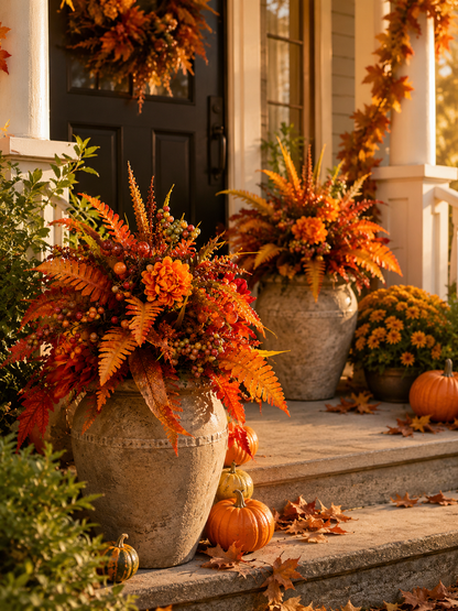 🔥🔥🔥Limited Time 50% OFF 🍂Autumn Harvest Floral Garden Stake Arrangement