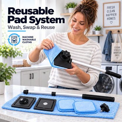 Dual Magnetic Car Windshield Cleaner | Streak-Free Auto Glass Cleaning Kit⭐