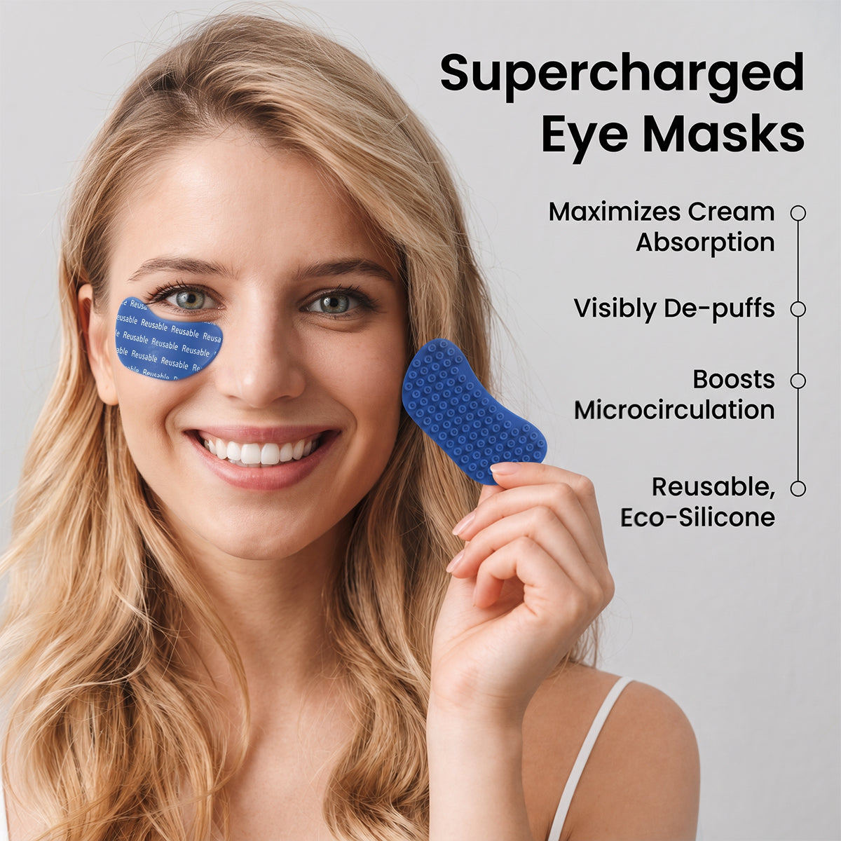 Reusable Silicone Under-Eye Masks-Refresh, Smooth & Lock In Your Eye Care