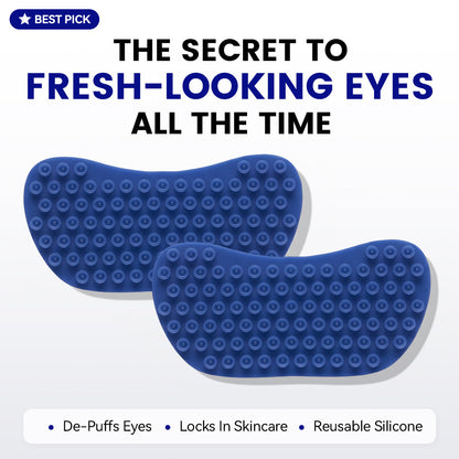 Reusable Silicone Under-Eye Masks-Refresh, Smooth & Lock In Your Eye Care