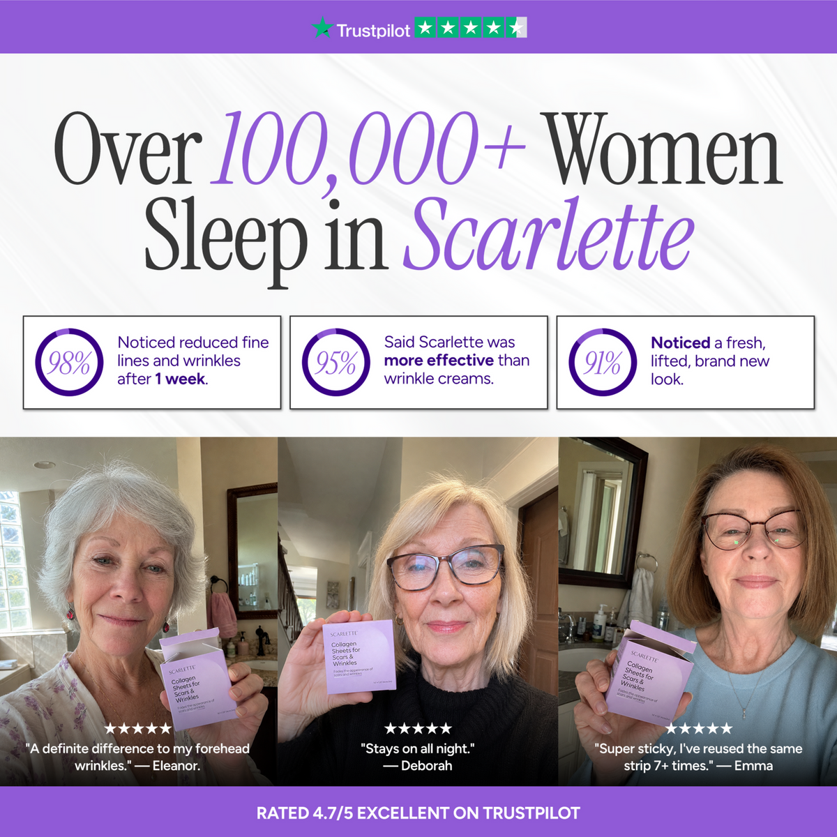Scarlette™ Silicone Collagen Sheets-NEW: 🏆 2026 RATED SKINCARE INNOVATION FOR WRINKLES
