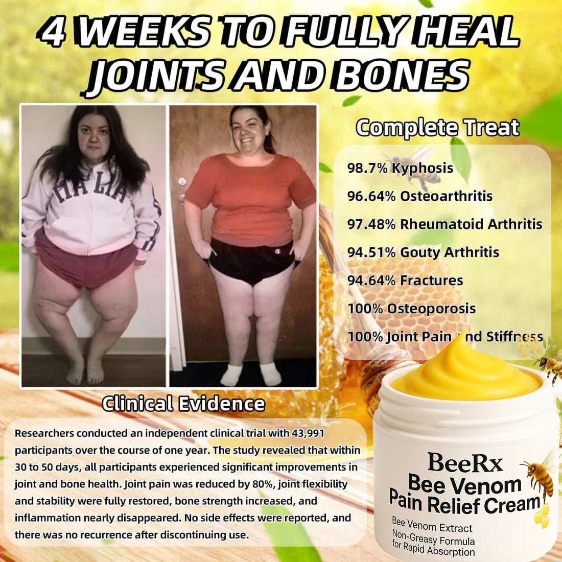 BeeRx BeeThera | Bee Venom-Infused Relief for Bones & Joints