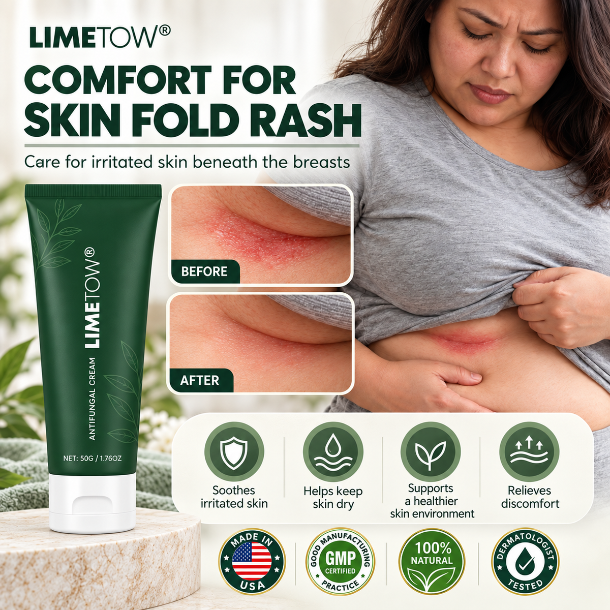 LIMETOW® Antifungal Barrier Cream
