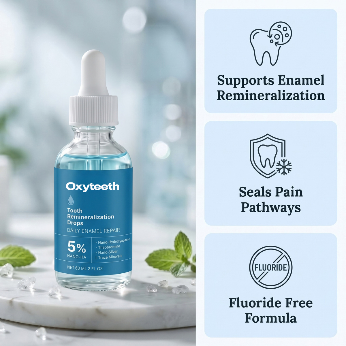 Oxyteeth Enamel Remineralization Drops
