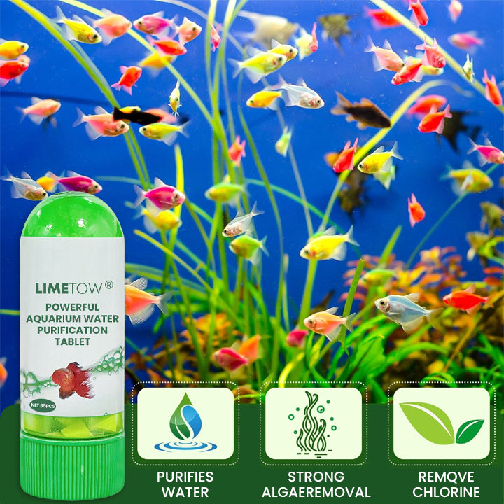 LIMETOW® Powerful Aquarium Water Purification Tablet