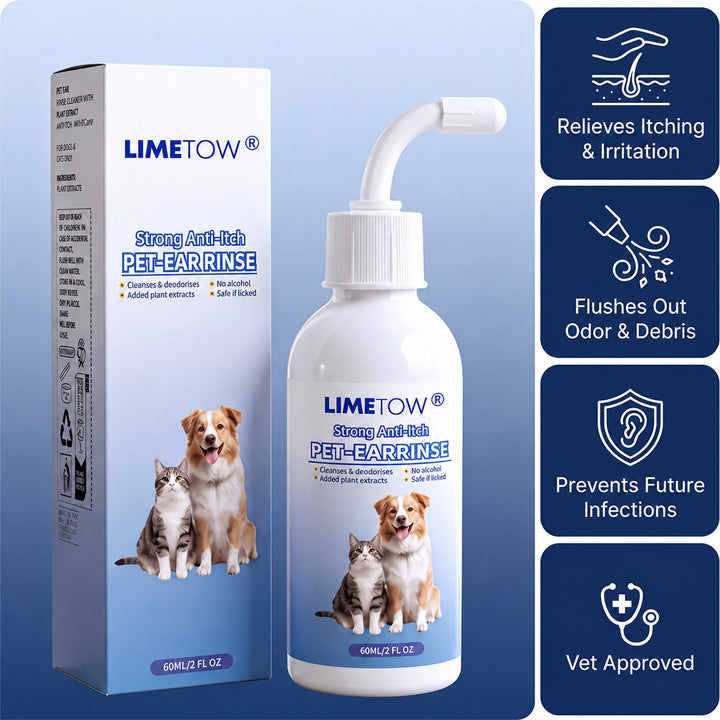 LIMETOW® Anti-Itch Pet Ear Rinse