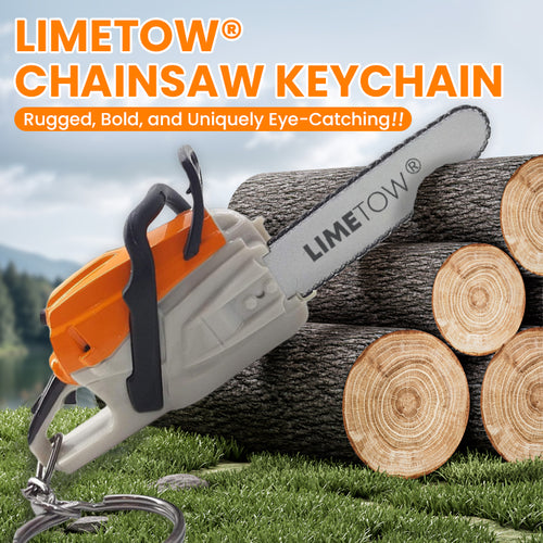 LIMETOW® Chainsaw Keychain – Rugged, Bold, and Uniquely Eye-Catching!