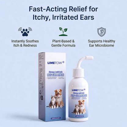 LIMETOW® Anti-Itch Pet Ear Rinse