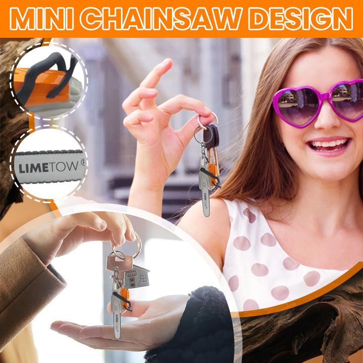 LIMETOW® Chainsaw Keychain – Rugged, Bold, and Uniquely Eye-Catching!