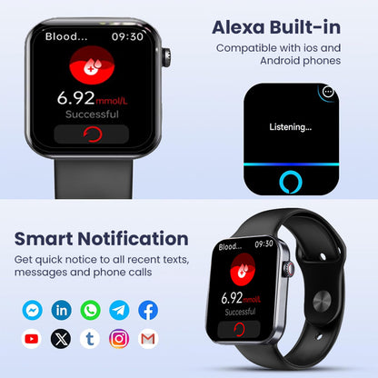 LIMETOW™ AI Laser Blood Glucose Monitoring Watch