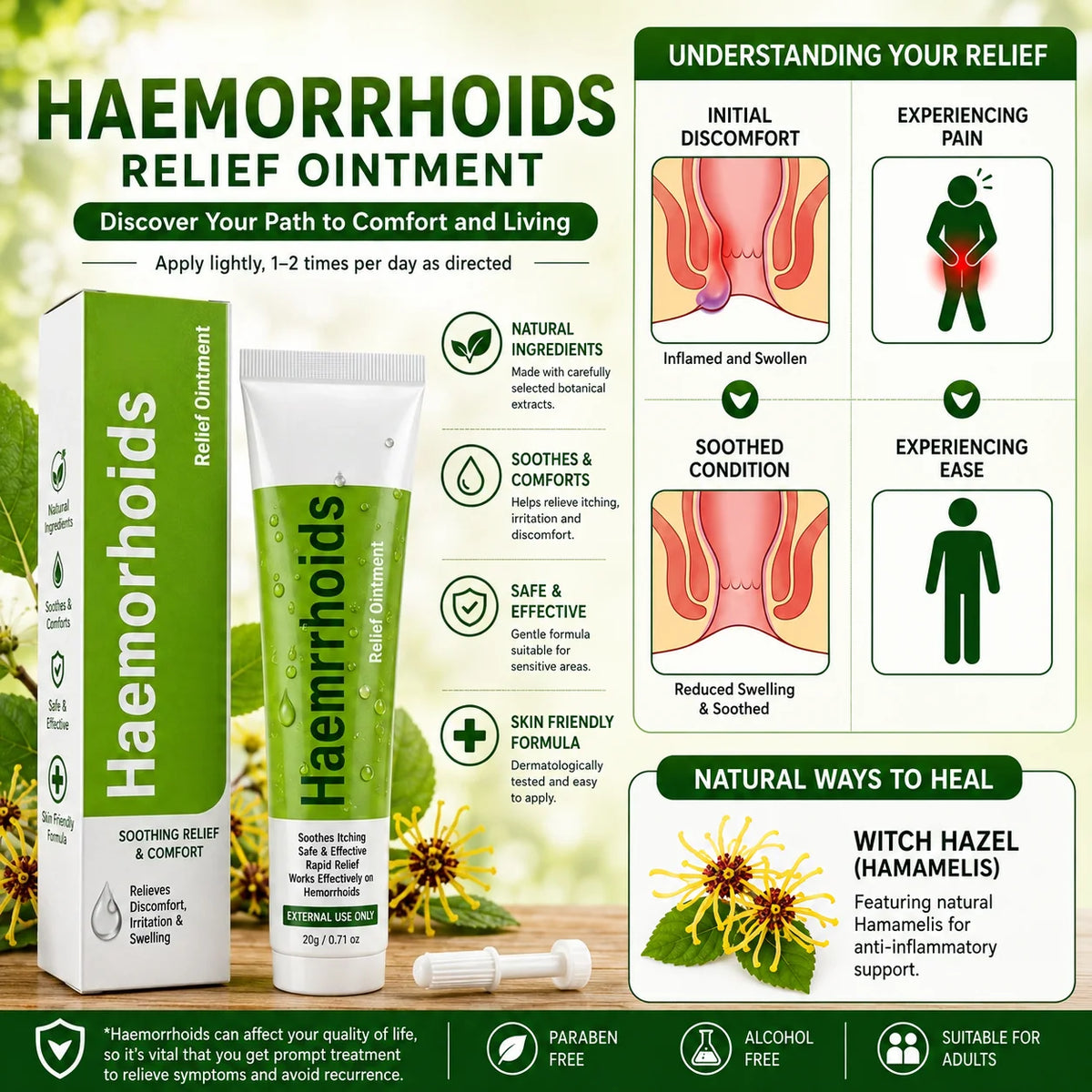 🔥𝙇𝙞𝙢𝙞𝙩𝙚𝙙-𝙏𝙞𝙢𝙚 𝙊𝙛𝙛𝙚𝙧 | Hemorrhoids Relief Ointment