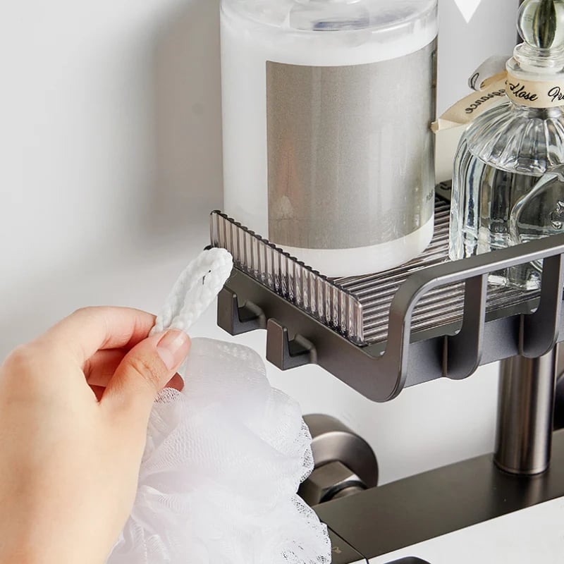 🔥HOT SALE🔥Adjustable Metal Shower Caddy: Easy Installation & Cleaning