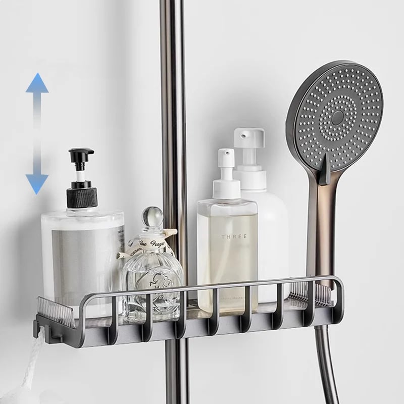 🔥HOT SALE🔥Adjustable Metal Shower Caddy: Easy Installation & Cleaning