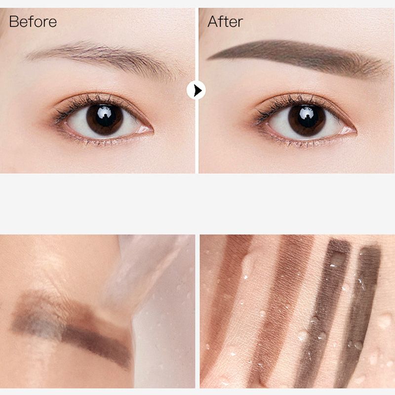 🔥50K+ Sold｜50% OFF Adjustable Eyebrow Stamp, Waterproof Two‑Color Brow Powder