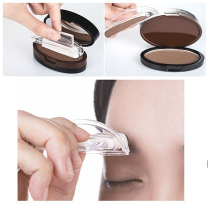 🔥50K+ Sold｜50% OFF Adjustable Eyebrow Stamp, Waterproof Two‑Color Brow Powder