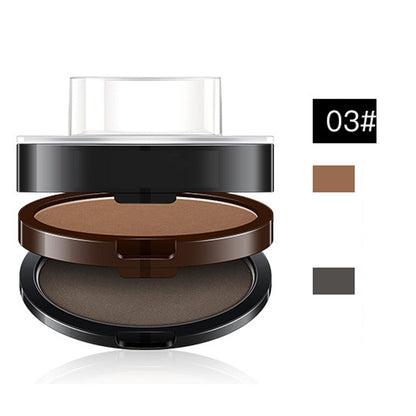 🔥50K+ Sold｜50% OFF Adjustable Eyebrow Stamp, Waterproof Two‑Color Brow Powder